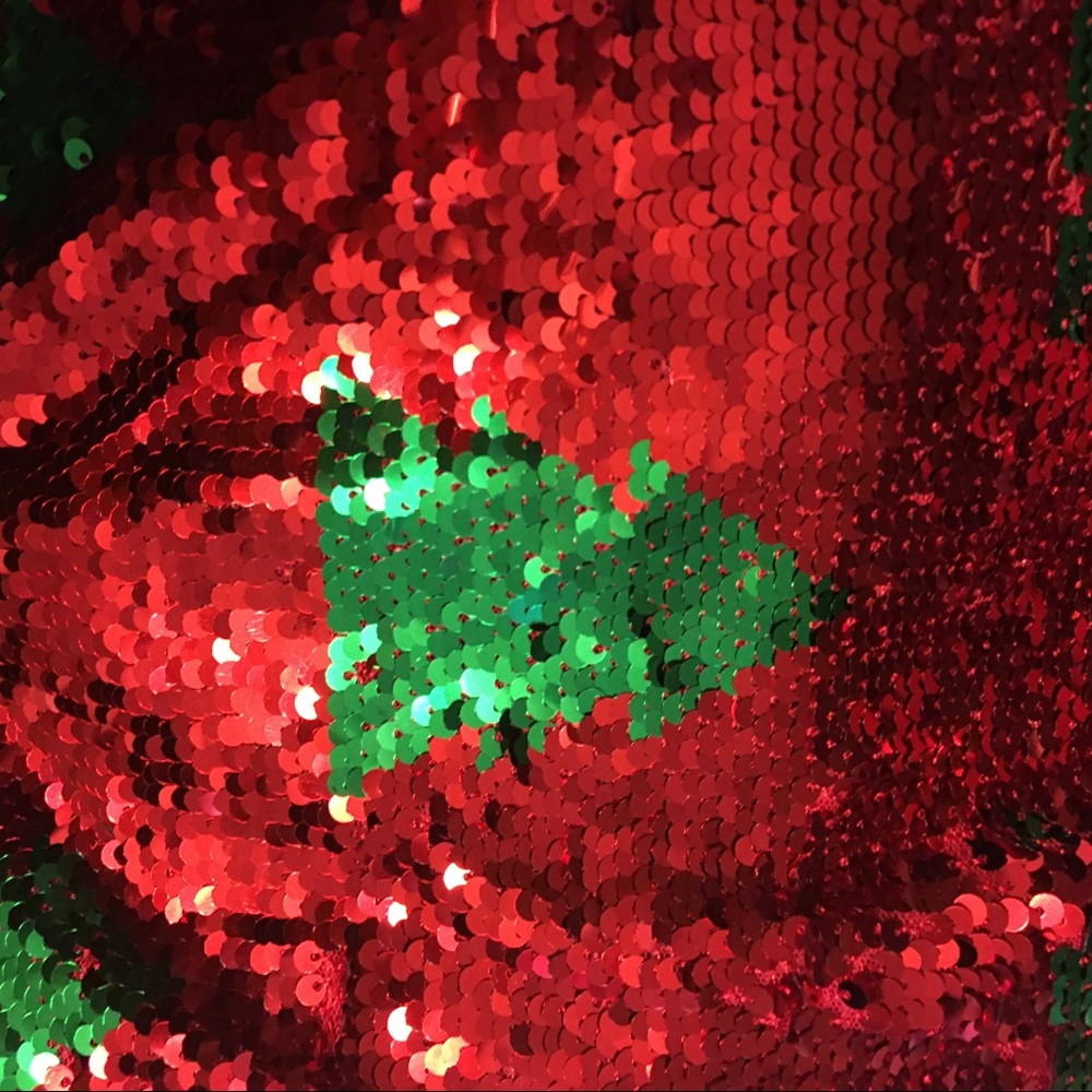Cat&Jack girls size 12/14 sequin Christmas tree - Picture 6 of 6